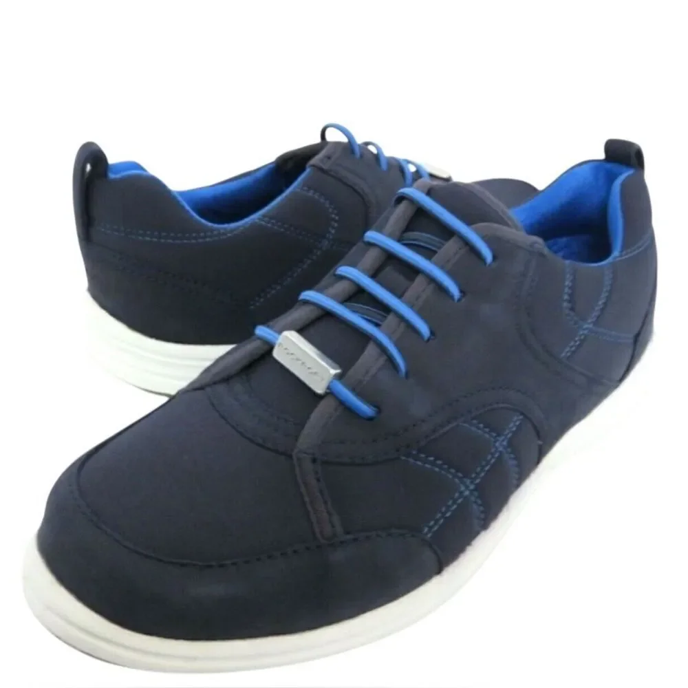 Rockport XCS Adidas WT Elastic Laceup |M76844 Deep Ocean| Size 9.5 - Great